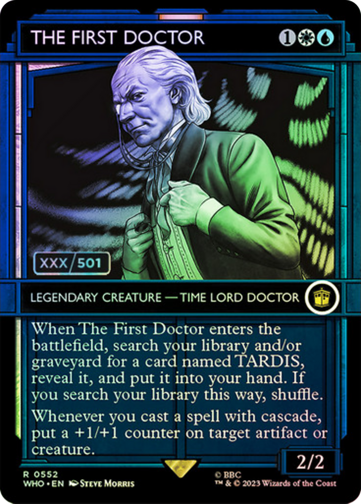 The First Doctor (WHO-552Z) - : (Showcase) (Borderless) Foil