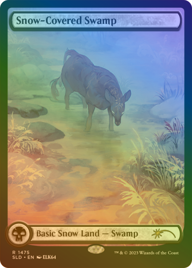 Snow-Covered Swamp (SLD-1475★) - : (Full Art) Foil