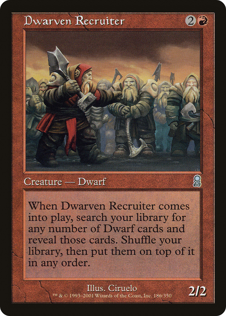 Dwarven Recruiter (ODY-186) -  Foil