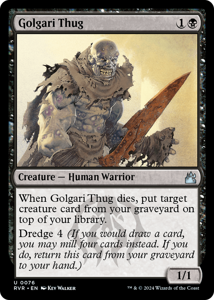 Golgari Thug (RVR-076) -