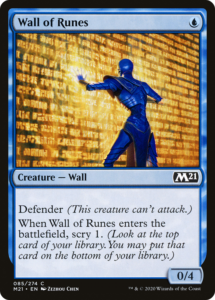 Wall of Runes (M21-085) -  Foil