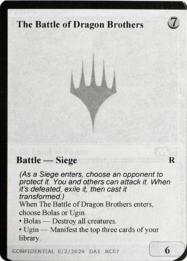 The Battle of Dragon Brothers // Fate Reforged (DA1-RC07B) -