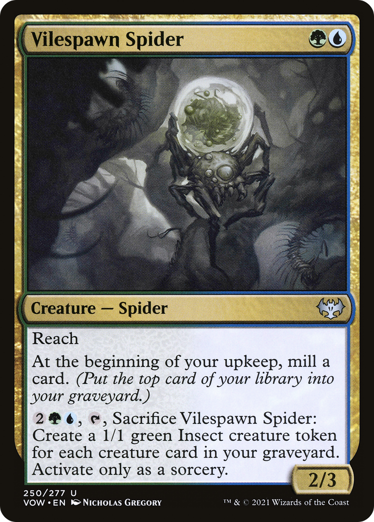 Vilespawn Spider (VOW-250) -  Foil