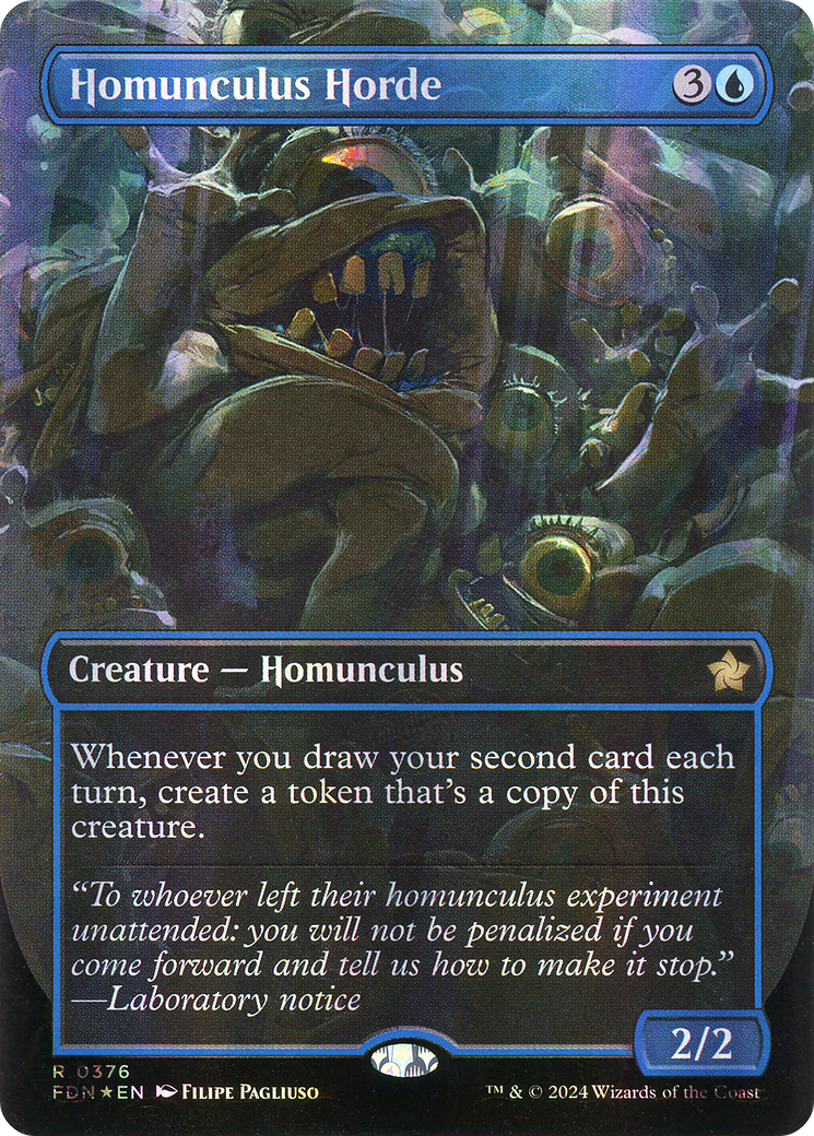 Homunculus Horde (FDN-376) -  (Borderless) Foil