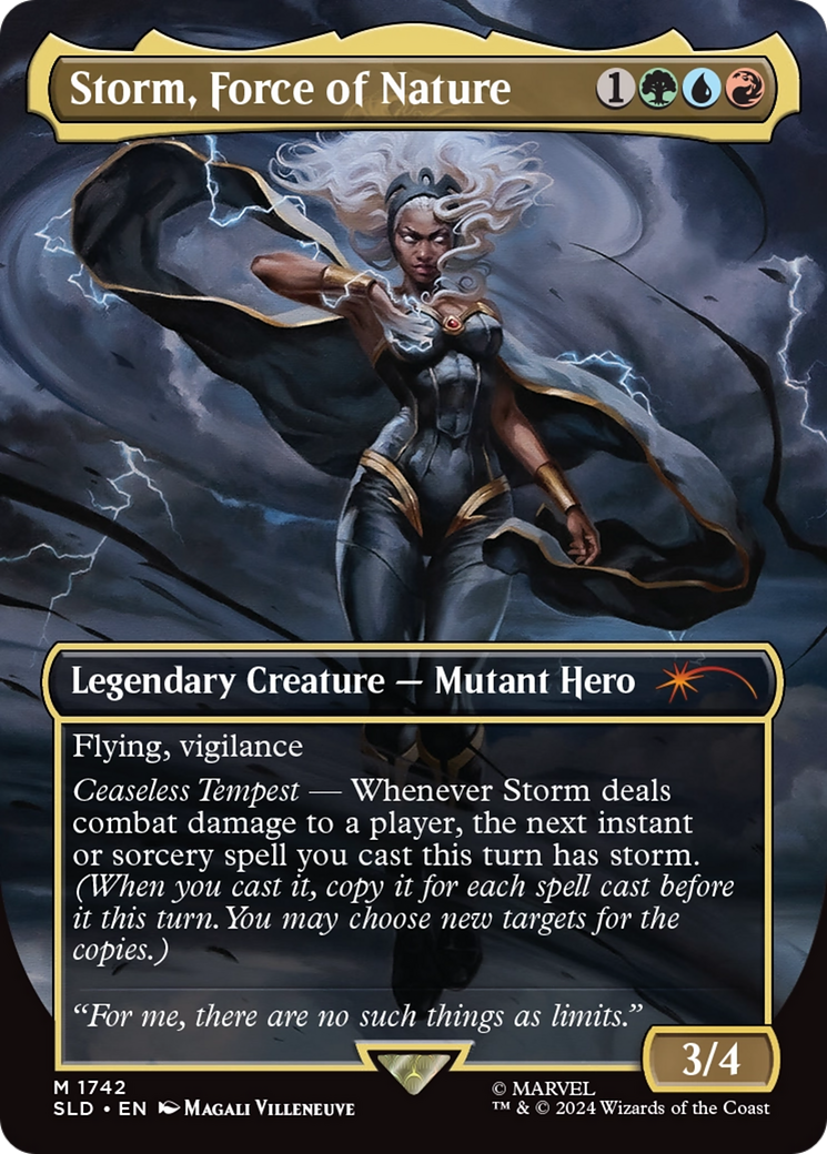 Storm, Force of Nature (SLD-1742) -  (Borderless) Foil