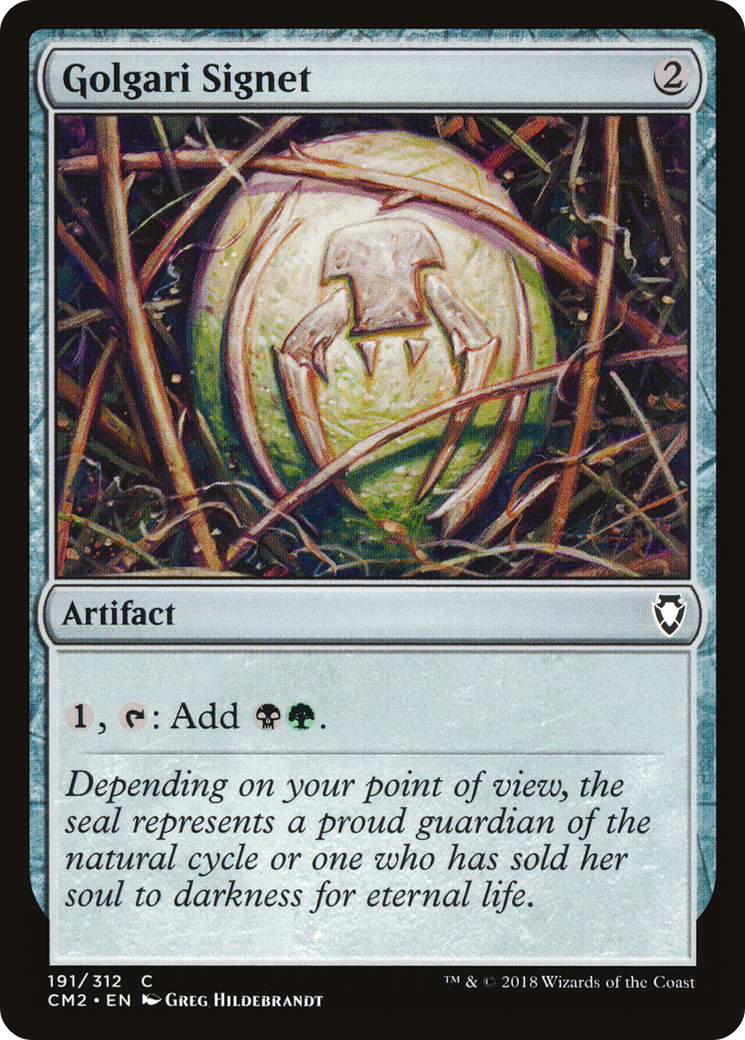 Golgari Signet (CM2-191) -