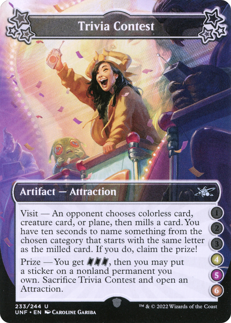 Trivia Contest (UNF-233F) -  Foil