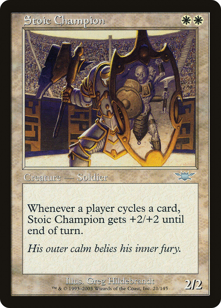 Stoic Champion (LGN-021) -  Foil