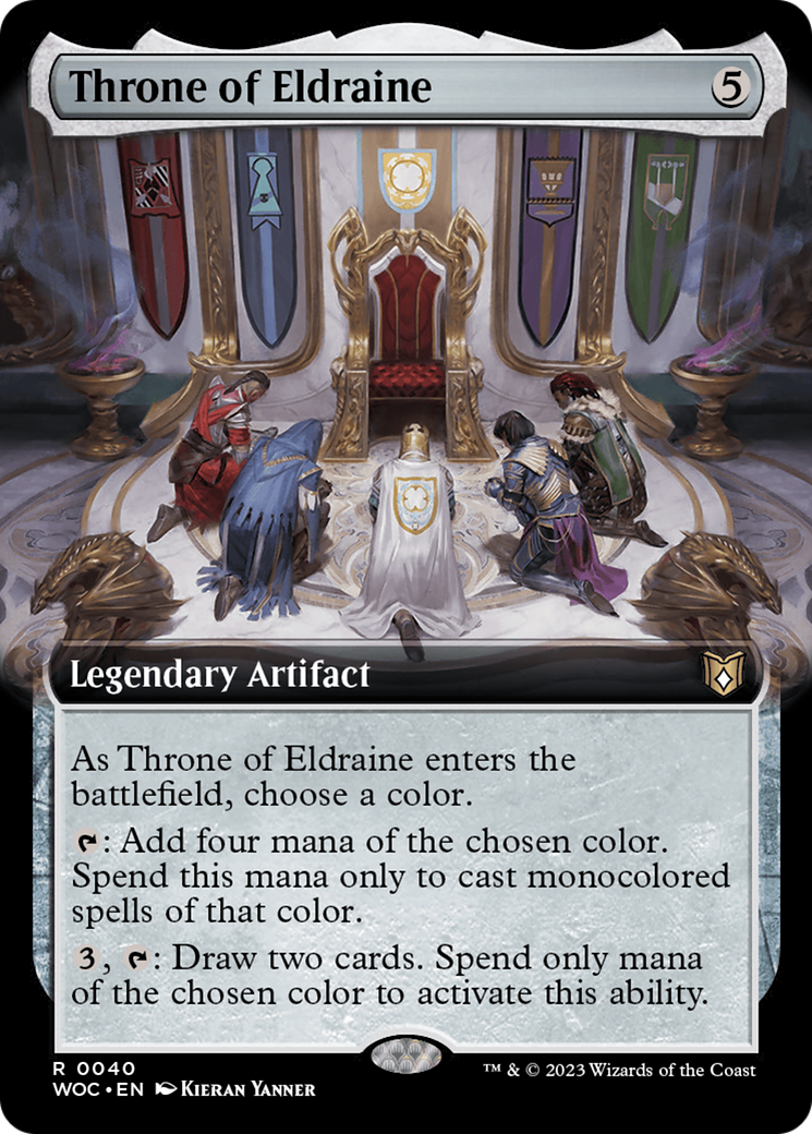 Throne of Eldraine (WOC-040) - : (Extended Art) Foil