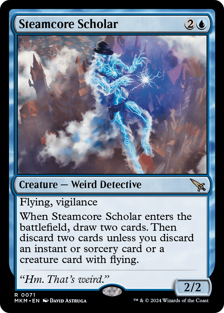 Steamcore Scholar (MKM-071) -  Foil