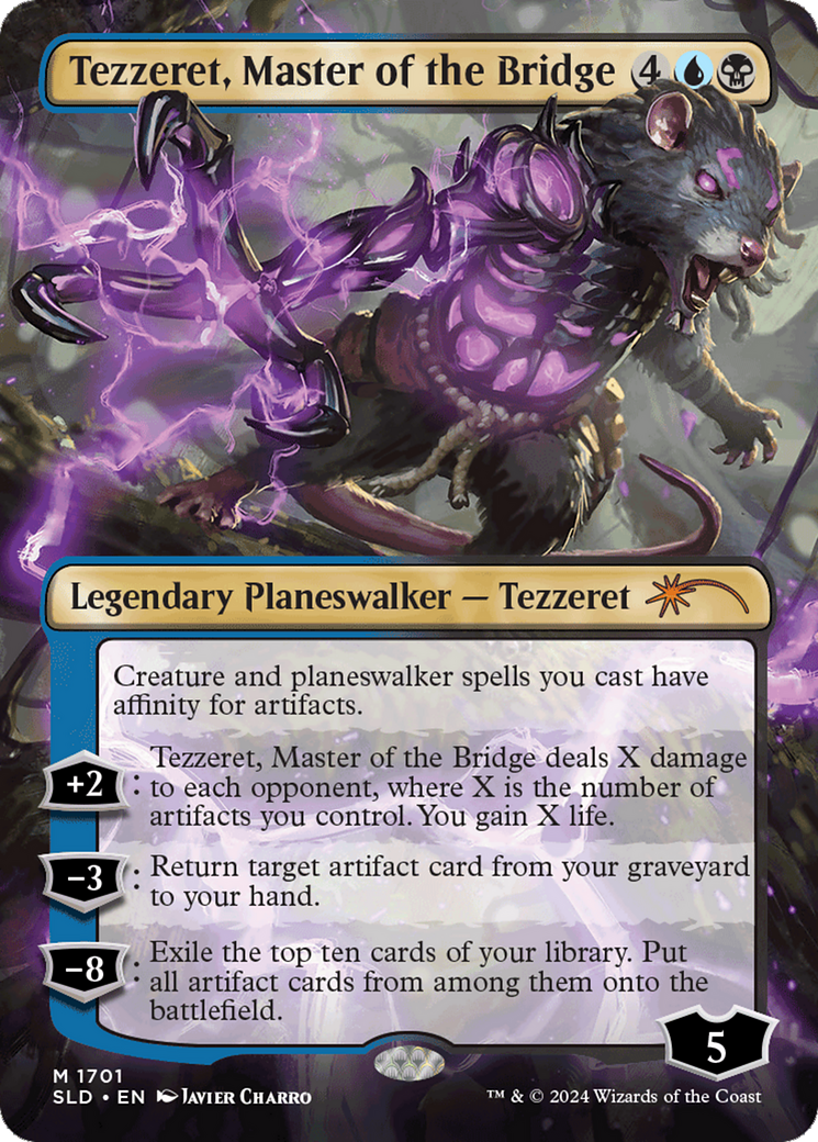 Tezzeret, Master of the Bridge (SLD-1701) -  (Borderless)