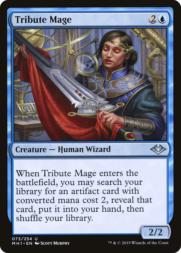 Tribute Mage (MH1-073) -  Foil