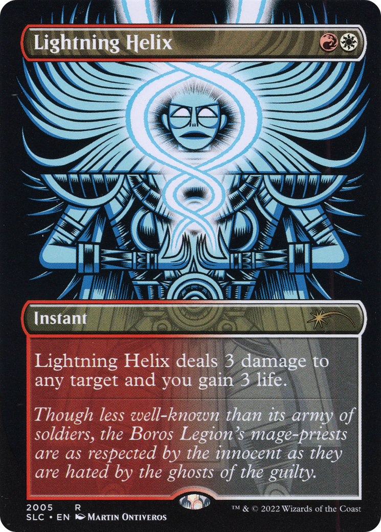 Lightning Helix (SLC-2005) -  (Borderless) Foil