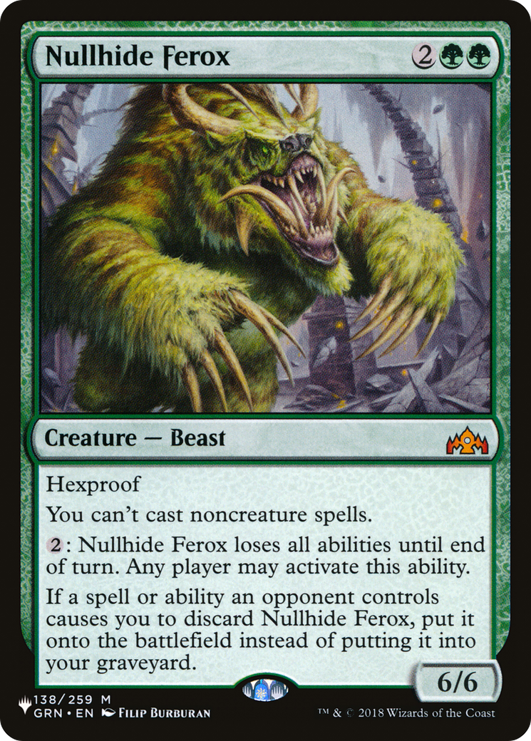 Nullhide Ferox (LIST-GRN-138) -