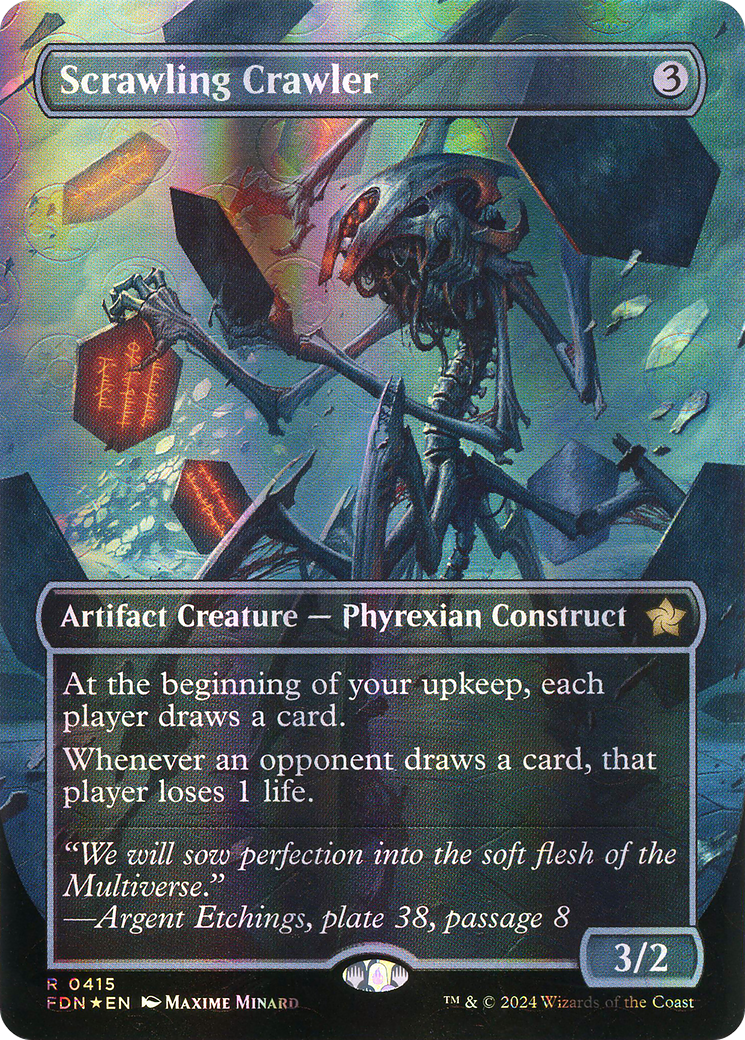 Scrawling Crawler (FDN-415) -  (Borderless) Foil