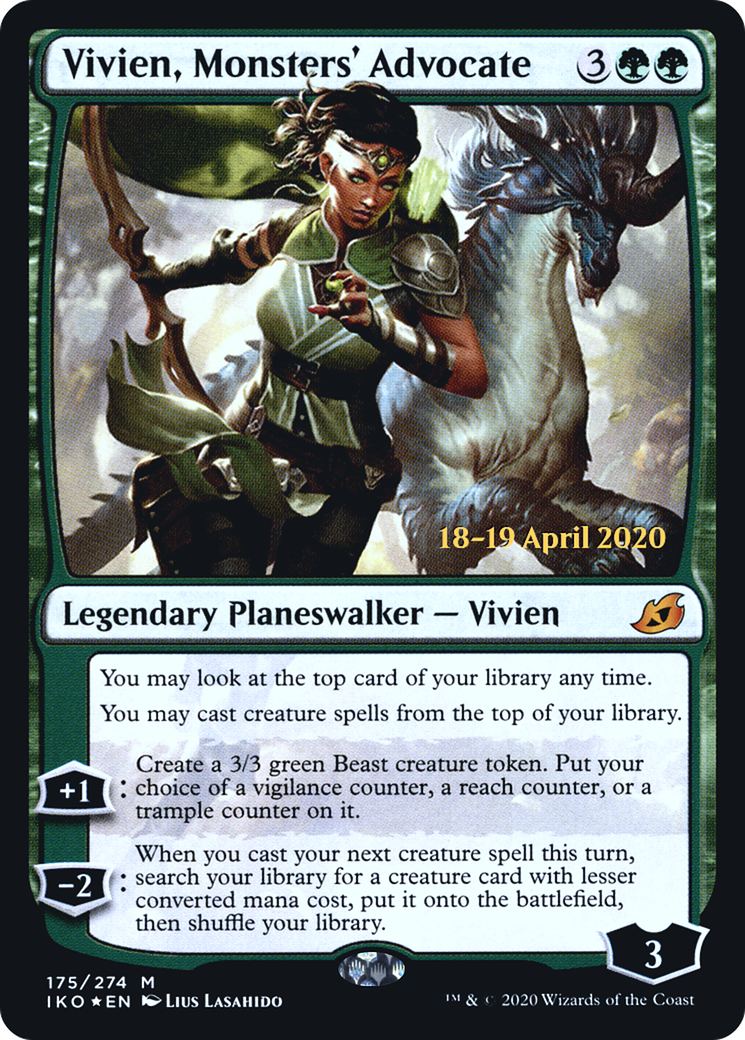 Vivien, Monsters' Advocate (PRE-175S) -  Foil