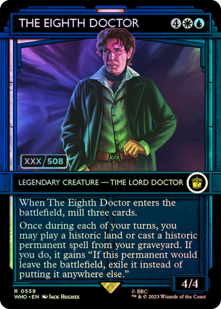 The Eighth Doctor (WHO-559Z) - : (Showcase) (Borderless) Foil