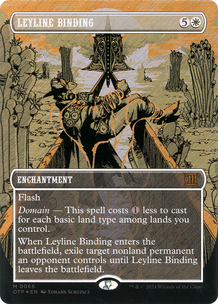 Leyline Binding (OTP-066) - : (Extended Art) (Borderless) Foil