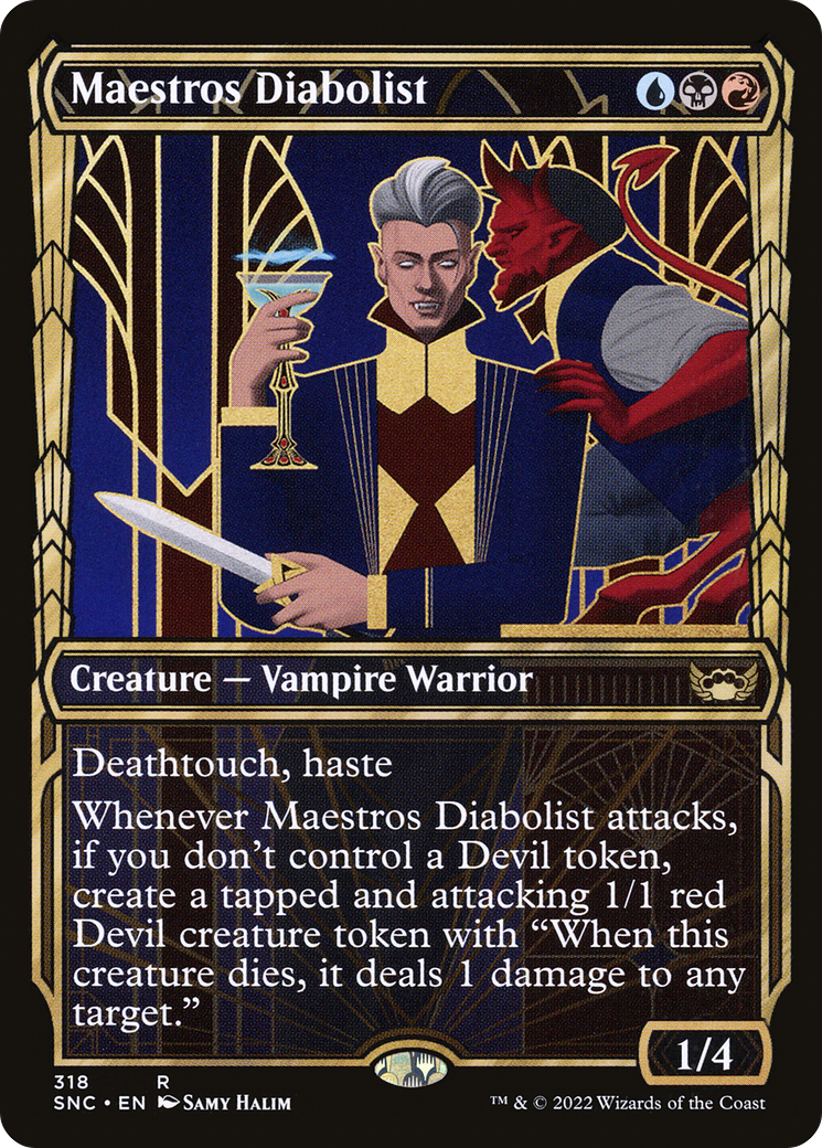 Maestros Diabolist (SNC-318) - : (Showcase) Foil