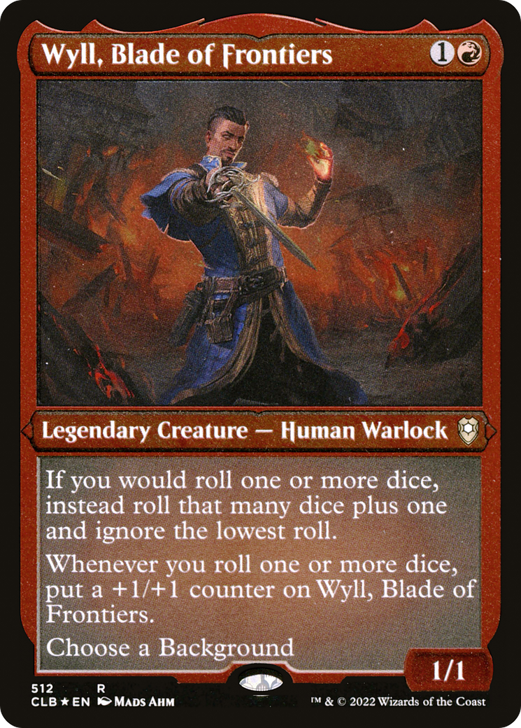 Wyll, Blade of Frontiers (CLB-512) -  Etched Foil