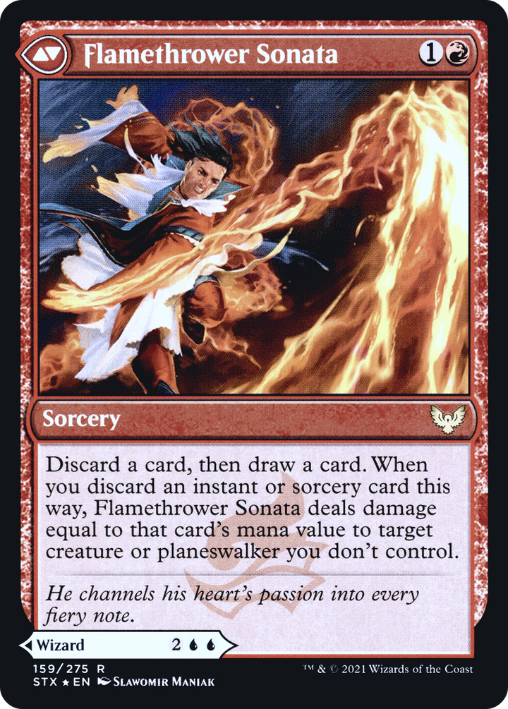 Torrent Sculptor // Flamethrower Sonata (PRE-159S) -  Foil