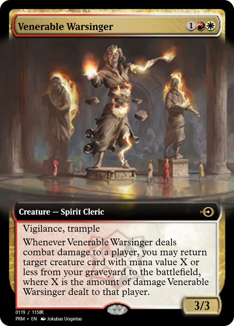 Venerable Warsinger (PRM-90210) -  Foil