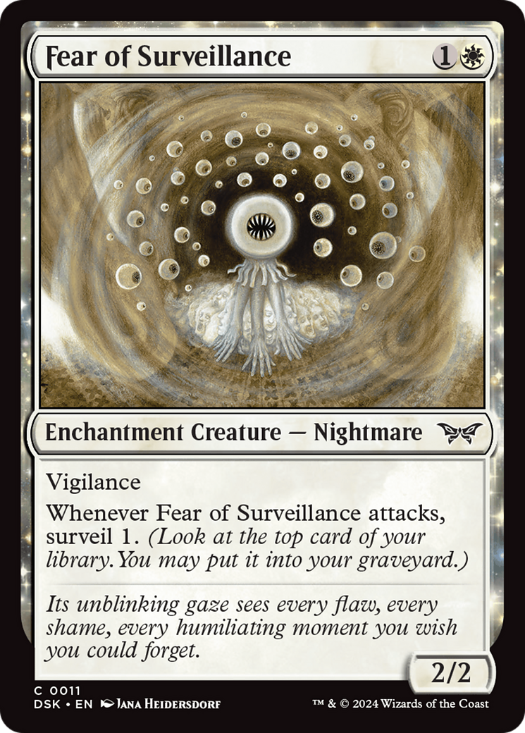 Fear of Surveillance (DSK-011) - : (enchantment) Foil