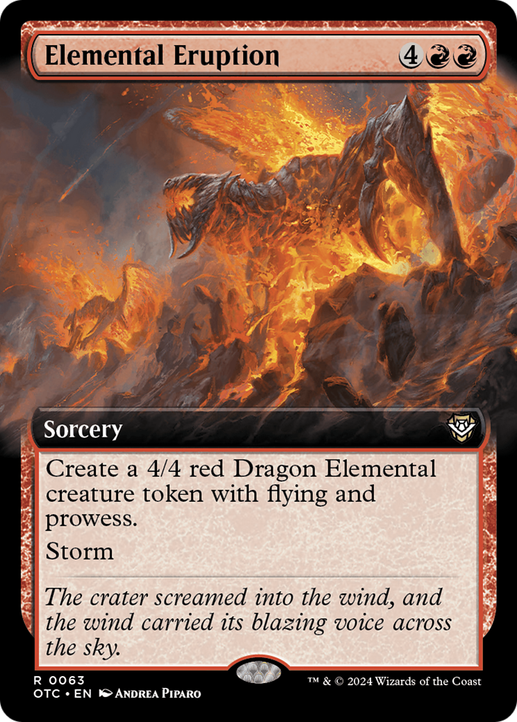 Elemental Eruption (OTC-063) - : (Extended Art)