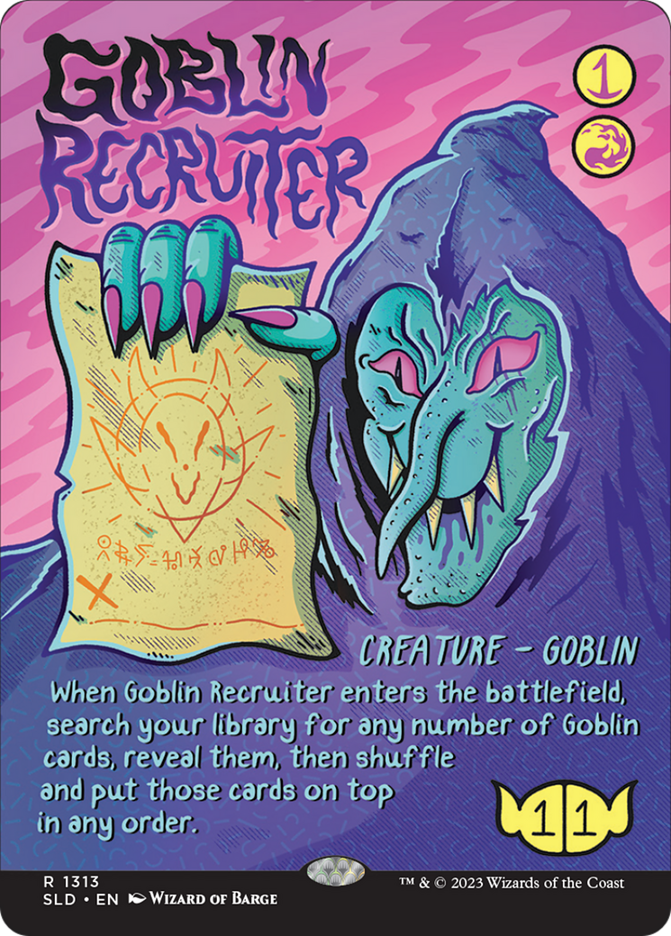 Goblin Recruiter (SLD-1313) -  (Borderless)