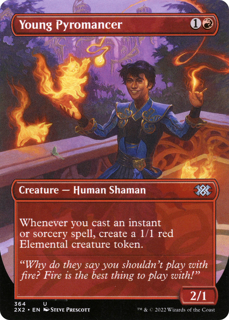 Young Pyromancer (2X2-364) -  (Borderless)