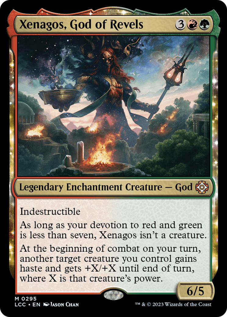 Xenagos, God of Revels (LCC-295) - : (enchantment)