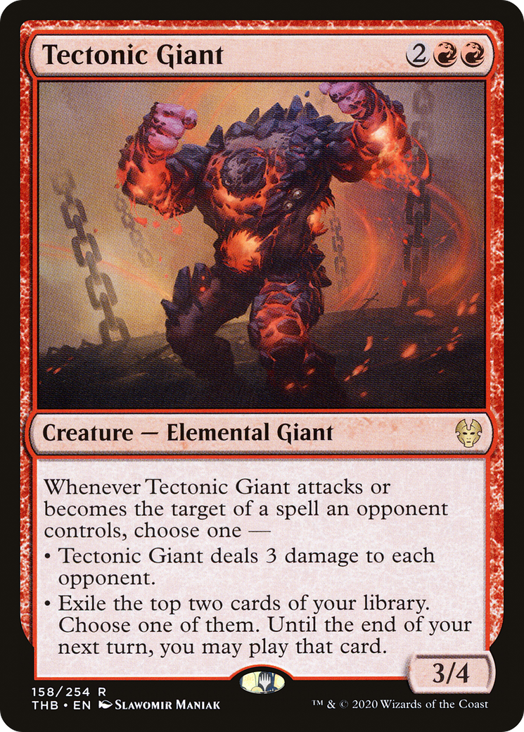 Tectonic Giant (THB-158) -  Foil