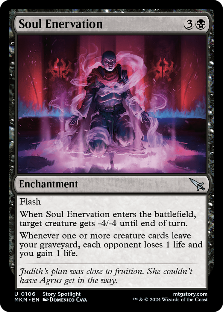 Soul Enervation (MKM-106) -  Foil