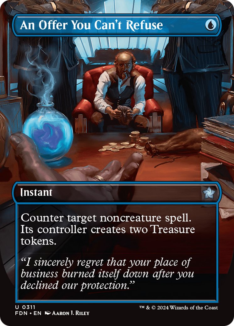 An Offer You Can't Refuse (FDN-311) -  (Borderless) Foil