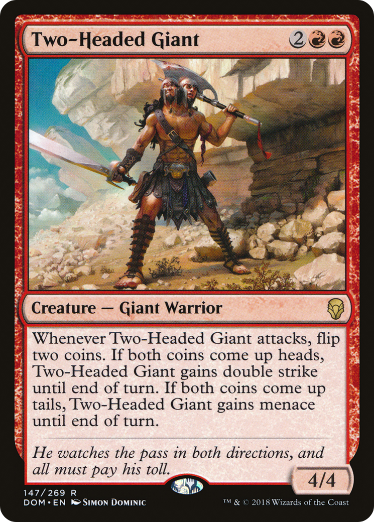 Two-Headed Giant (DOM-147) -  Foil