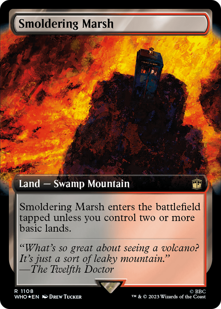 Smoldering Marsh (WHO-1108) - : (Extended Art) Surge Foil