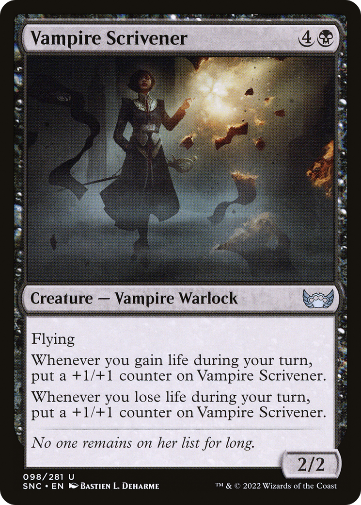 Vampire Scrivener (SNC-098) -  Foil