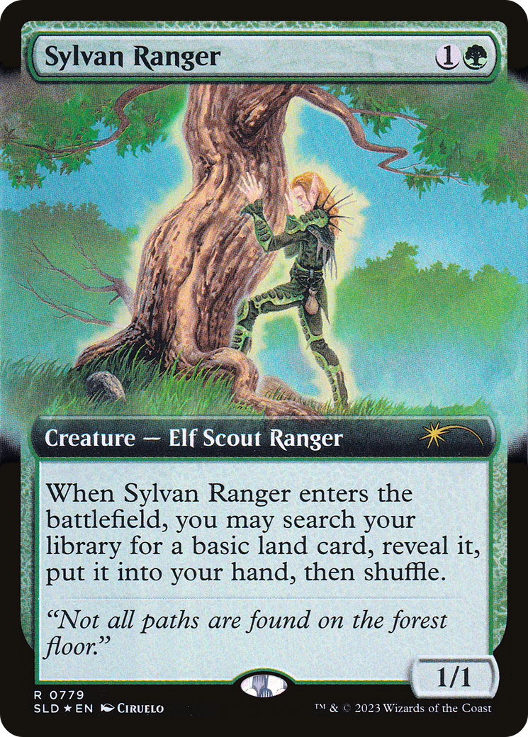 Sylvan Ranger (SLD-779) - : (Extended Art) Foil