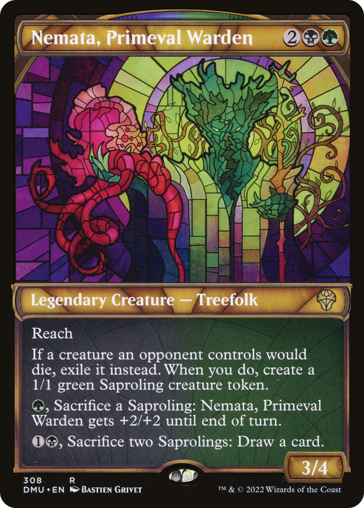 Nemata, Primeval Warden (DMU-308) - : (Showcase) Foil