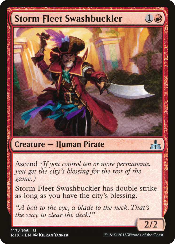 Storm Fleet Swashbuckler (RIX-117) -  Foil