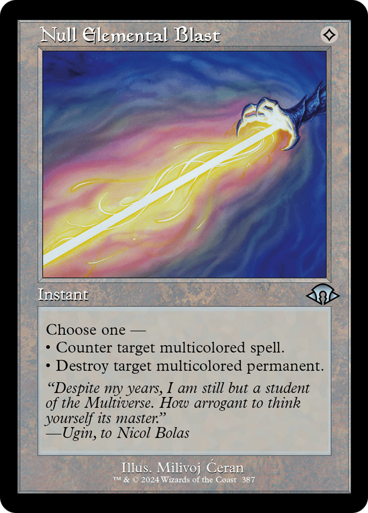 Null Elemental Blast (MH3-387) -  Foil