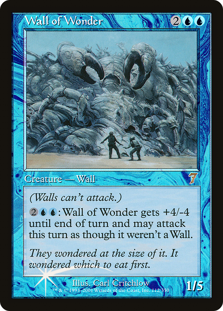 Wall of Wonder (7ED-112★) -  Foil