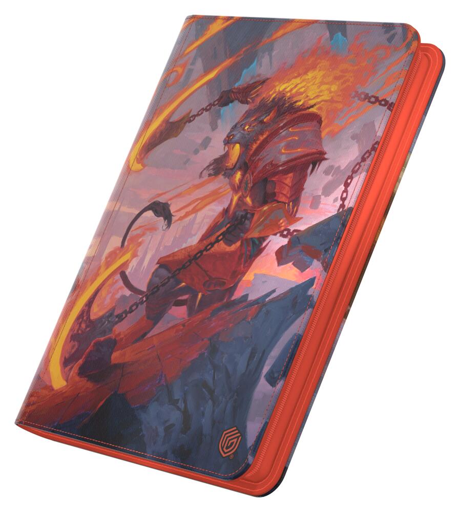 Zipfolio 360 Xenoskin Magic: The Gathering "Reality Fracture" - White Mythic / Red Mythic