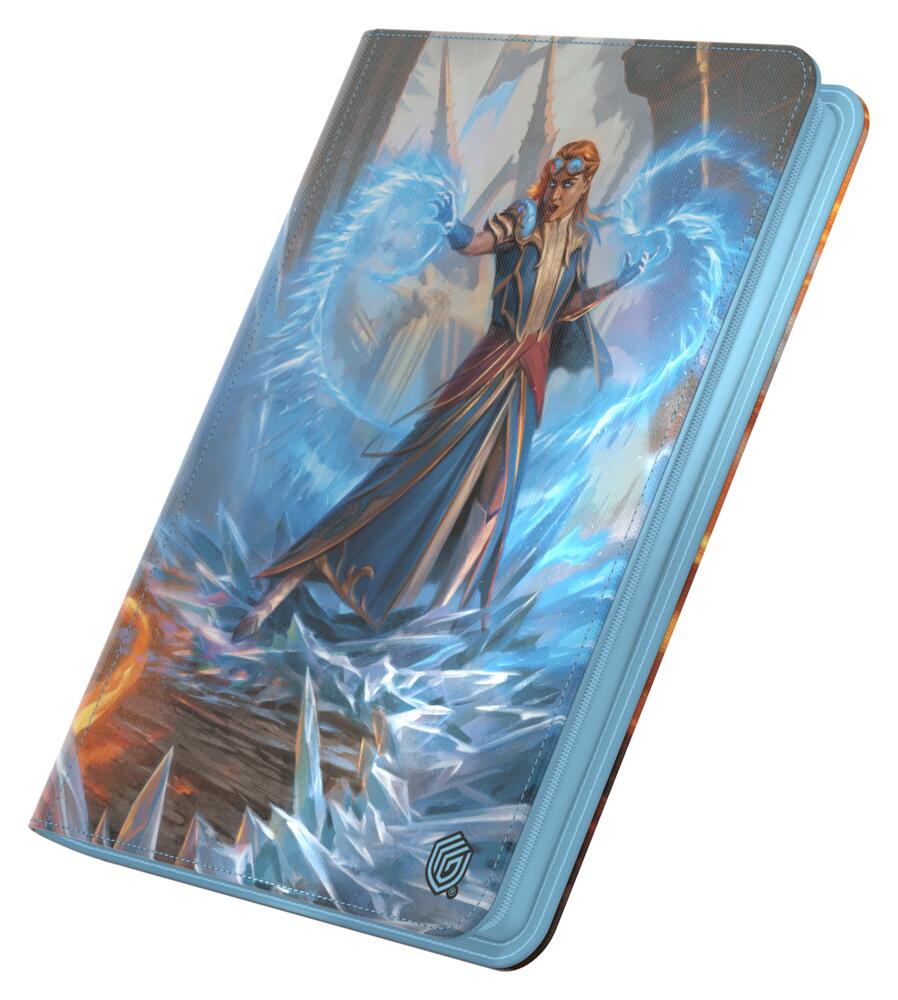 Zipfolio 360 Xenoskin Magic: The Gathering "Reality Fracture" - Red Mythic / Blue Mythic