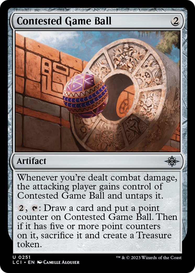 Contested Game Ball (LCI-251) -  Foil