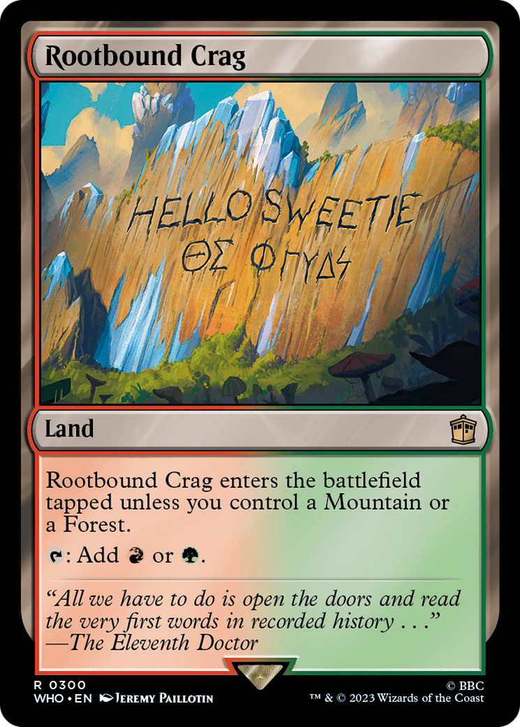 Rootbound Crag (WHO-300) -  Foil