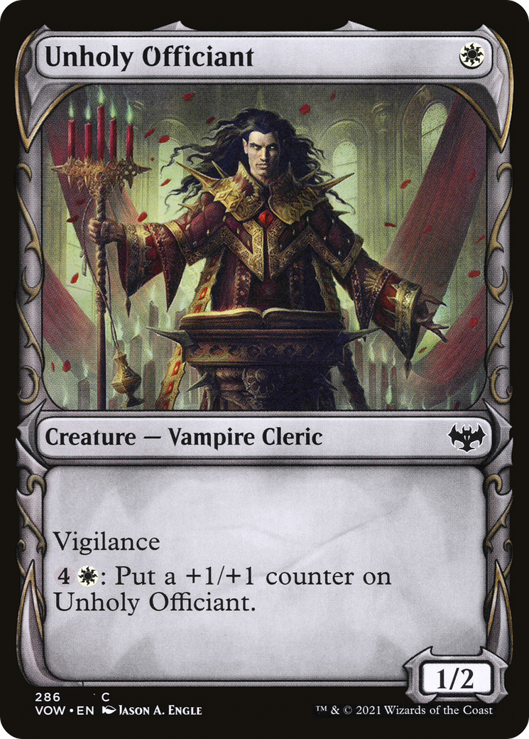 Unholy Officiant (VOW-286) - : (Showcase) Foil