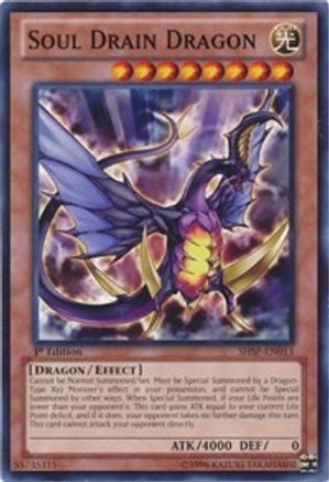 Soul Drain Dragon (SHSP-EN013) - Shadow Specters 1st Edition