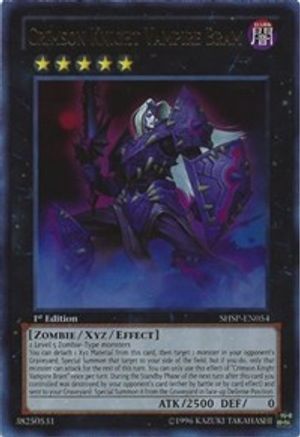 Crimson Knight Vampire Bram (SHSP-EN054) - Shadow Specters 1st Edition