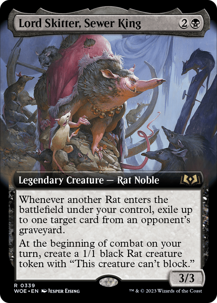 Lord Skitter, Sewer King (WOE-339) - : (Extended Art)